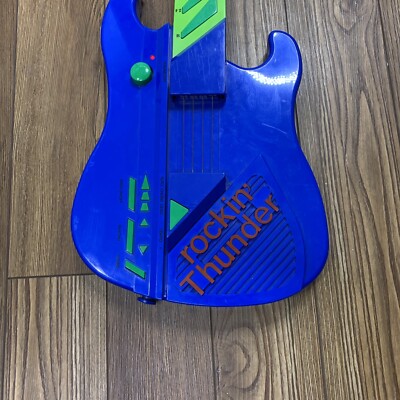 Rockin' Thunder Remco Electronic Digital Guitar 1989 Blue