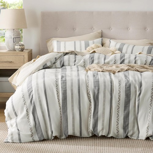 Weave Duvet Cover King Boho Duvet Cover with 2 Pillowcases eBay