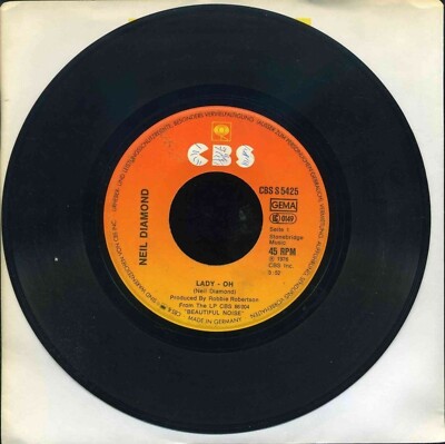 7'' Neil Diamond: Lady-Oh / Surviving The Life - 1976