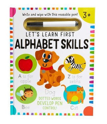 Let's Learn: First Alphabet Skills (Write and Wipe) by Insight Editions (English