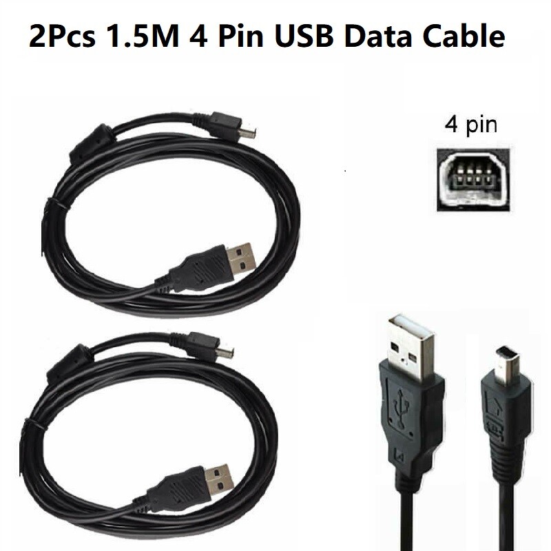 2pk USB Cable Data Lead For Kodak EasyShare CX7220 CX7300 CX7310