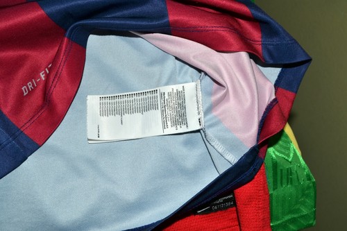 BARCELONA SPAIN 2014/2015 HOME FOOTBALL SHIRT JERSEY NIKE SIZE S BASIC - Picture 6 of 6