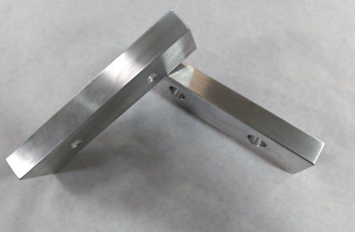 8 x 2 x 1'' Alum Machined Soft Jaws for 6'' Kurt Vises (1 Pack)