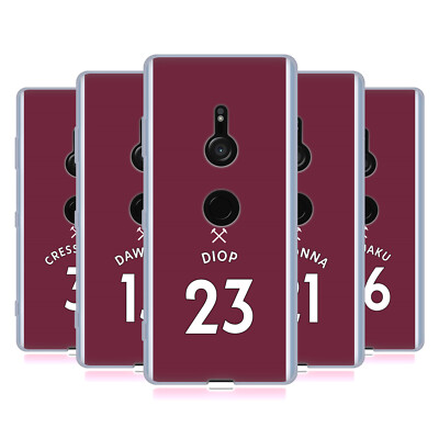 OFFICIAL WEST HAM UNITED FC 2021/22 PLAYERS HOME KIT GEL CASE FOR SONY PHONES 1