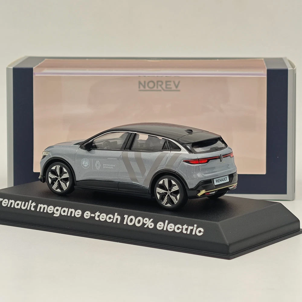 Norev 1/43 Renault Megane E-Tech 100% Electric Partenaire Premium Diecast Grey