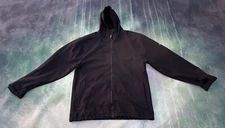 Refrigiwear Style 9151R Men's Black Full Zip Hoodie Size L.
