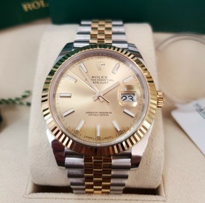 datejust 41 champagne