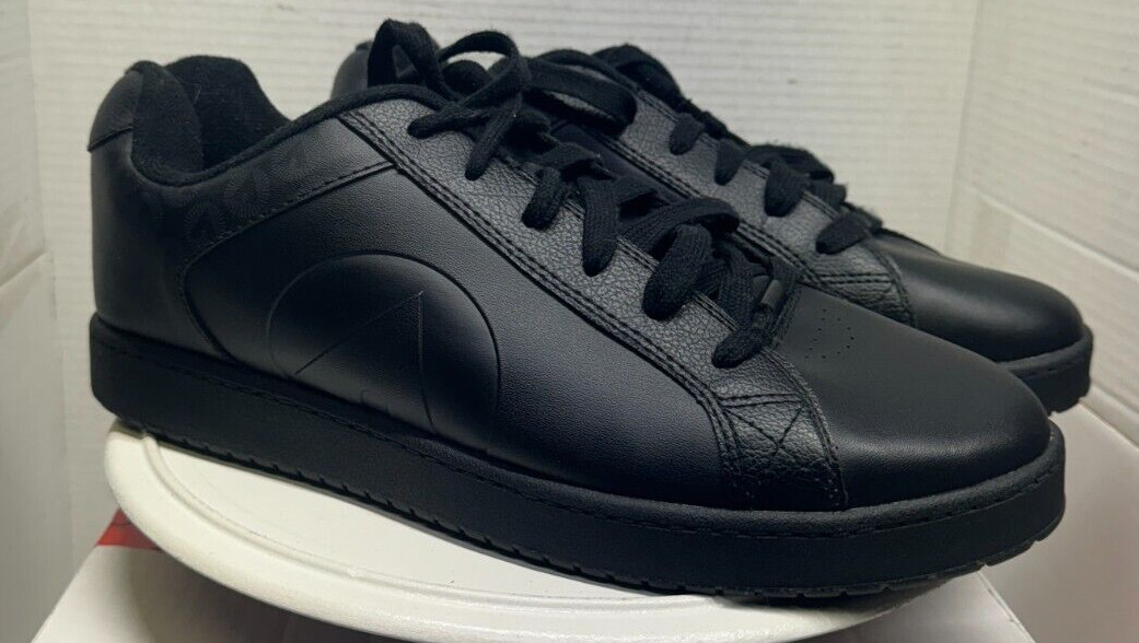 Airwalk Safe T Step Shoe Sneaker Black Logo Comfort Slip