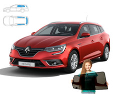 Sonnenschutz Renault Megane IV kombi 2015 Blenden hinten+Heckscheibe 5-teilig