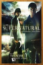 2005 Supernatural TV Series Print Ad/Poster WB Jared Padalecki Jensen Ackles Art