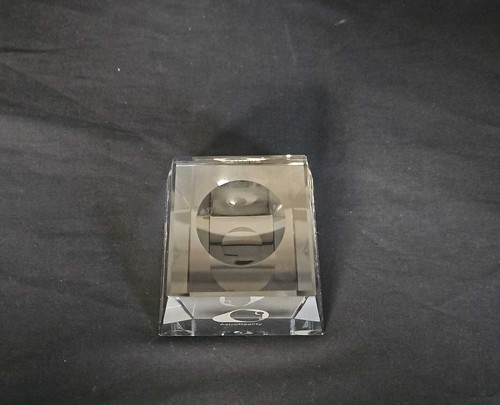 Astro Reality Aldrin Family Foundation Crystal Paperweight in Original Box - Picture 7 of 9