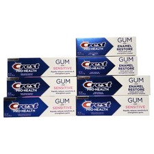 LOT 7 Crest Pro-Health Gum Sensitive Enamel Restore Fluoride Toothpaste BUNDLE