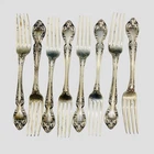 Melrose by Gorham Sterling Lunch Fork 7 1/8" No Monogram Service for 8