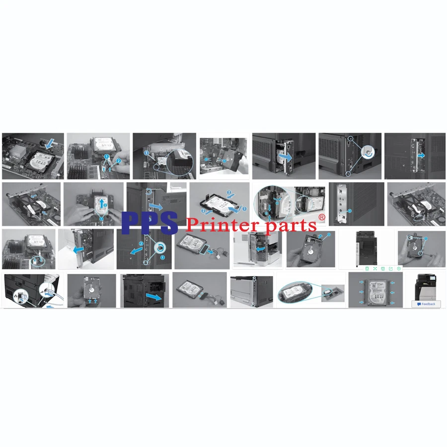 320G Hard Disk Drive Fit HP LJ M725 M680 M830 M880 M575 577 M775 Printer HDD FW - Image 4 of 4