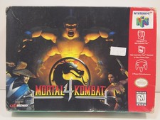 Mortal Kombat 4 Nintendo 64 N64 Authentic BOX ONLY