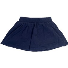 Girls Size 2T Vintage Y2K Osh Kosh B  gosh Navy Blue Skort Skirt Pull On