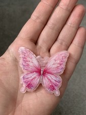 Beautiful Pink Butterfly Fridge Board Magnet Gift 