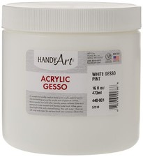 Student Acrylic 16 ounce, White Gesso, 1 Pound Pack of 1