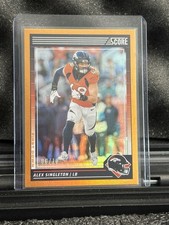 2024 Panini Score Alex Singleton #82  /10 Denver Broncos Football