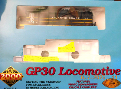 PROTO 2000 P2K 23076 GP30 ACL #906 ATLANTIC COAST LINE HO GAUGE DCC SOUND