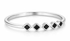GENUINE 0.15 Cts BLACK ONYX RING SOLID .925 STERLING SILVER - New With Tag — photo 5
