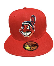 Cleveland Indians Chief Wahoo 1995 World Series New Era 59FIFTY 🔥 Fast Shipping