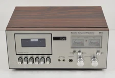 MCS Modular Component Systems 3538 Single Tape Cassette Deck WORKS BUT SLOW