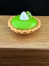 Vtg Tyco Kitchen Littles Key Lime Pie Dessert Barbie Dollhouse Doll Food Bakery