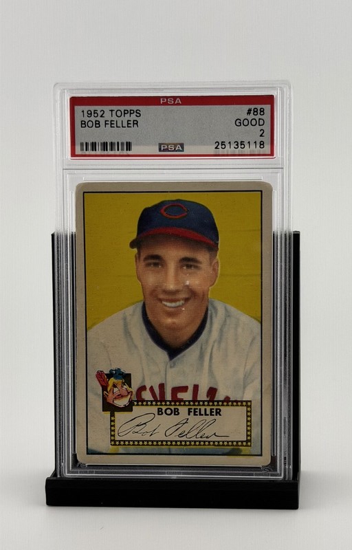 1952 Topps - Bob Feller #88 HOF Indians - PSA 2