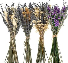 4 Pack Large Size Boho Dried Flower Bouquet 15-17 Inch Wedding Handmade Dry
