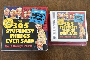 Workman The 365 Stupidest Things Ever Said 2010 Page-A-Day Calendar