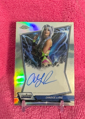 Candice LeRae #BBA-CAN 2026 Topps Chrome WWE Blue Brand Auto