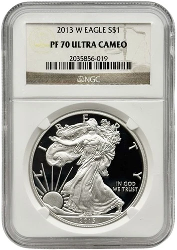 2013-W Proof 1 oz American Silver Eagle NGC PF70 Ultra Cameo #2