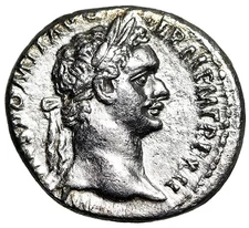 Domitian AR Denarius "Minerva with Thunderbolt" Rome Good Very Fine