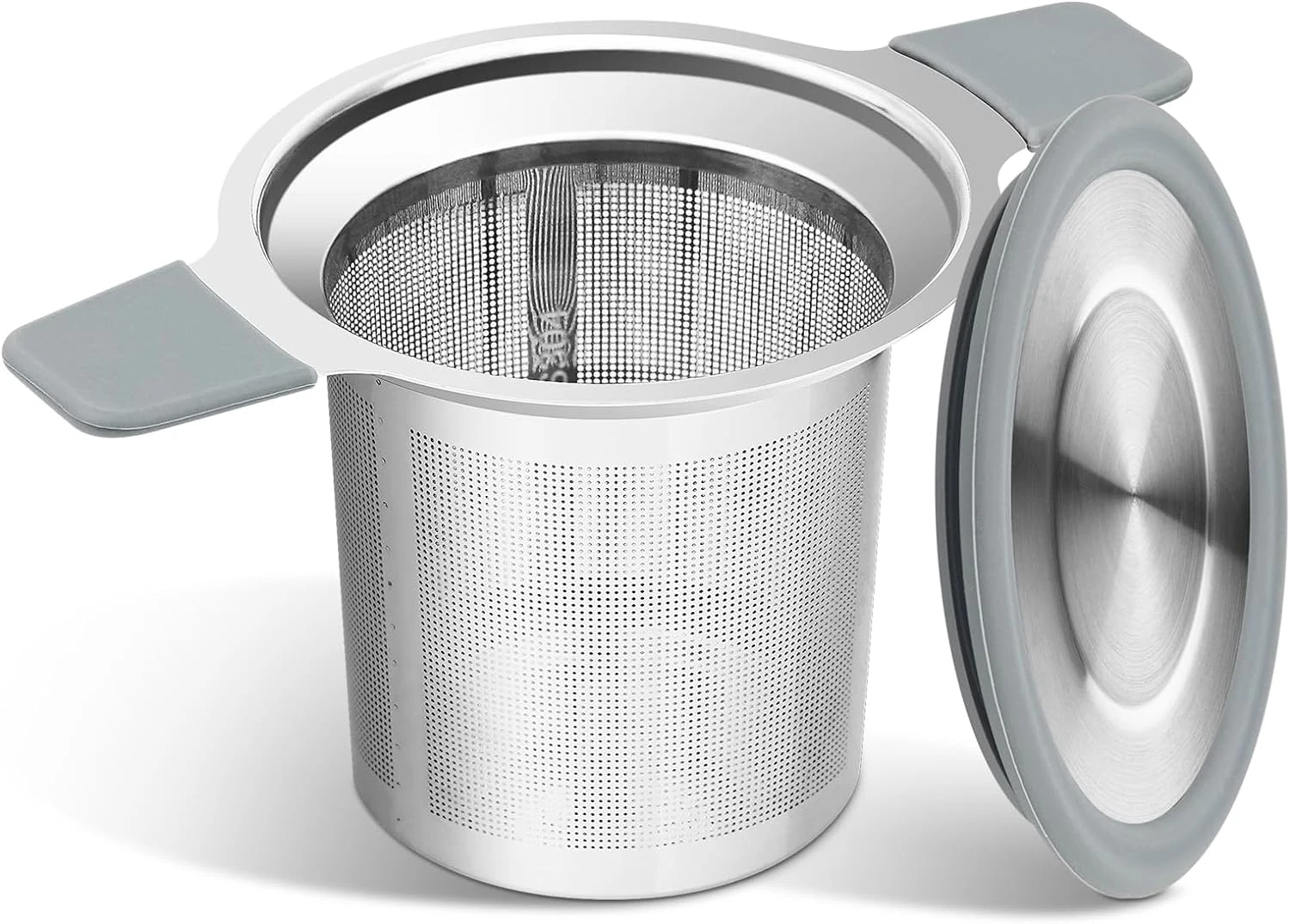 Tea Infuser Strainers, Stainless Steel Loose Leaf Tea Strainer Stepper with Heat