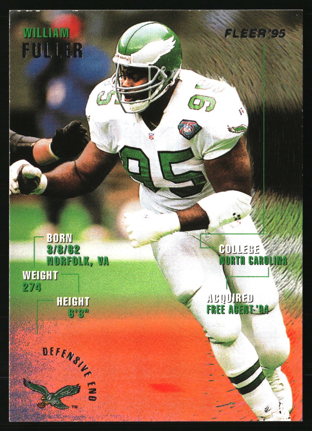 1995 Fleer #303 William Fuller EX/NM+ Free Shipping