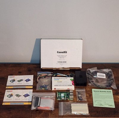 CanaKit Raspberry Pi B+ Ultimate Starter Kit RSP BP ULT C4 BLK Black Case