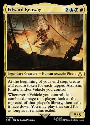1 x Edward Kenway - Universes Beyond: Assassin's Creed - NM-Mint - MTG