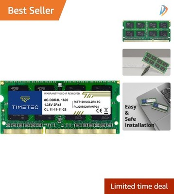 High-Performance 8GB SODIMM DDR3L RAM at 1600MHz for Laptops & Notebooks