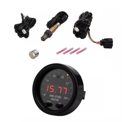 Wideband UEGO Air Fuel Ratio Gauge Kit 2-1/16'' X-series 30-0300 AFR O2 Sensor
