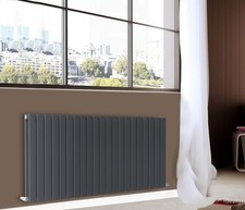 Anthracite Designer Horizontal Vertical Radiator Flat Panel Oval Column Rads