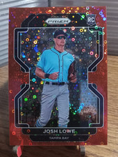 2022 Panini Prizm Tier II Red Donut Circle Prizm /99 Josh Lowe #215 Rookie RC