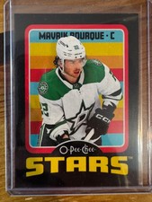 2024-25 O-Pee-Chee Retro Black Marquee Rookie #562 Mavrik Bourque RC Mint /100