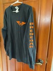 Long Slv Harley Davidson - Riding With The Angles Shirt - Gildan Large Bk + Org — photo 2