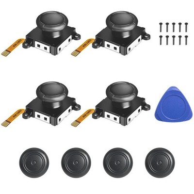 Joycon Joystick Replacement 4 Pack, Switch Joysticks Replacement for Nintendo...