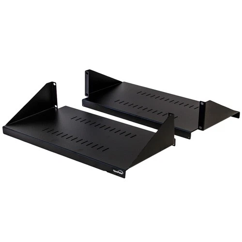 NavePoint 2U Center Mount Rack Shelves for 19-inch Racks, Vented - Parent