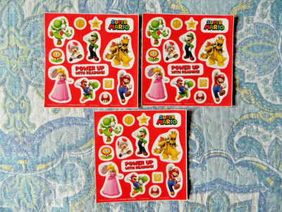 Super Mario Power Up with Reading Stickers