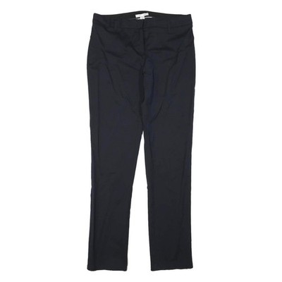 MARELLA Damen Baumwoll-Mix Slim Straight Hose Navy W32 L32 Smart Workwear