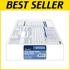 Automotive Service Forms, 3-Part, 250-Count, White/Canary