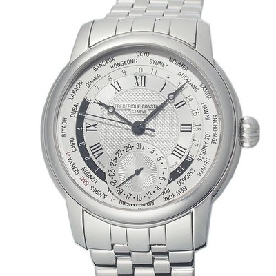 Frederique Constant Classic Worldtimer FC-718MC4H6B Used Watch